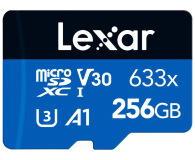 Lexar 256GB microSDXC High-Performance 633x UHS-I A1 V30 - 603806 - zdjęcie 3